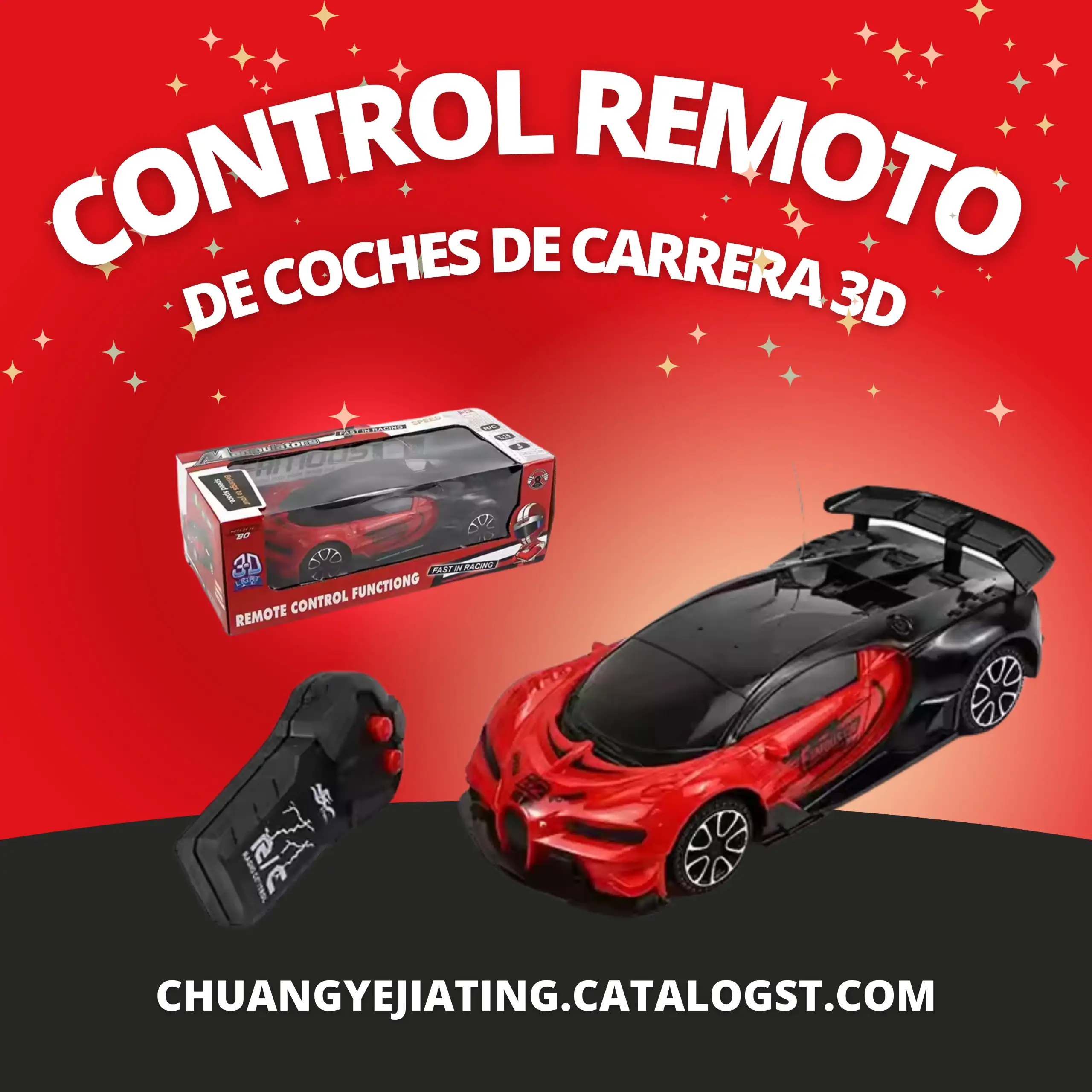 Control remoto de coches de carreras 3D