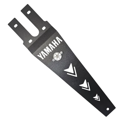 AC Xtz 125 / AC Xtz 250 M. Viejo / AC Dt 125 / Antivibrante acero negro logo 3d cromado ML