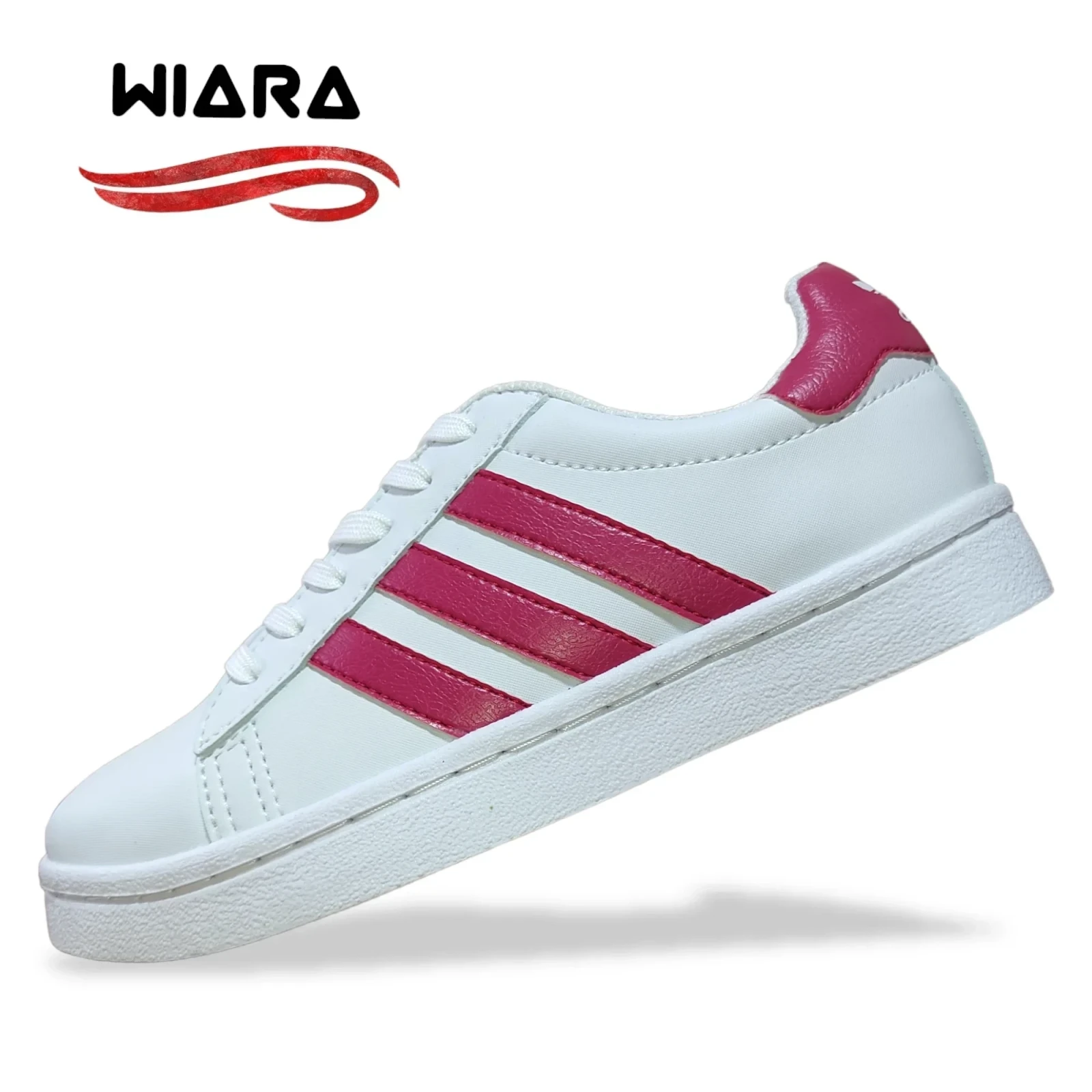 Adidas Dama Blanco/Fucsia 4