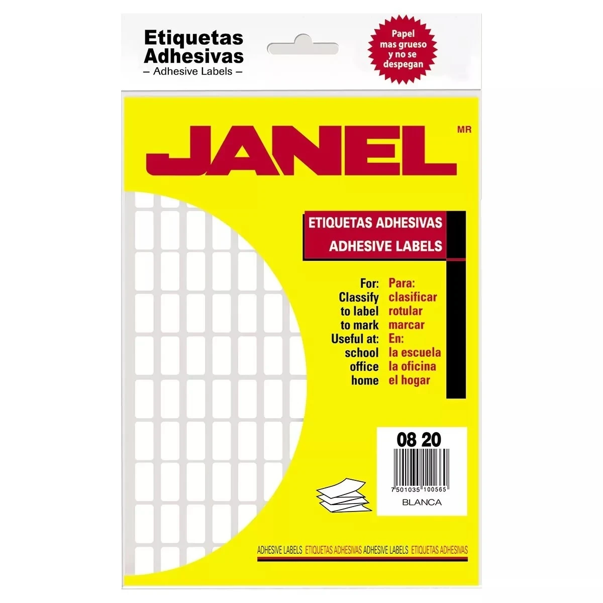 etiquetas blancas #4 janel