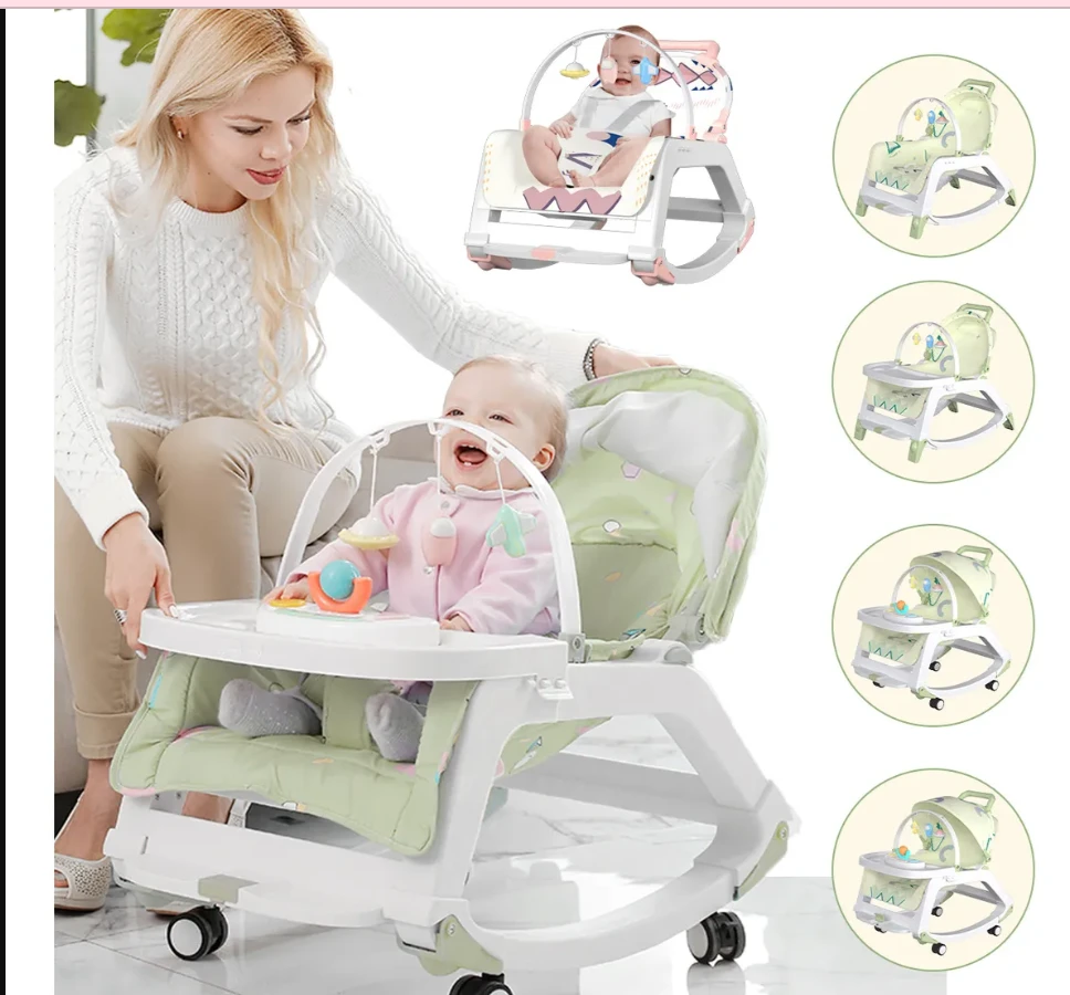 SILLA MECEDORA PARA BEBÉ 5 EN 1 4