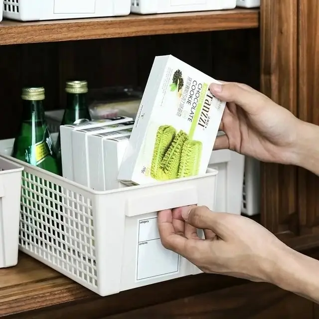 Canasto organizador plastico  3