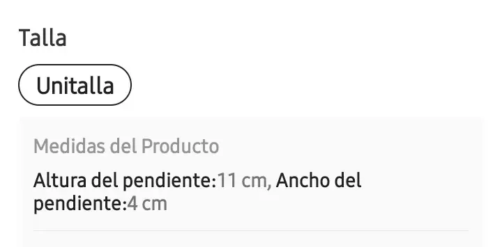 Pendientes largos con diseño de petalo 4