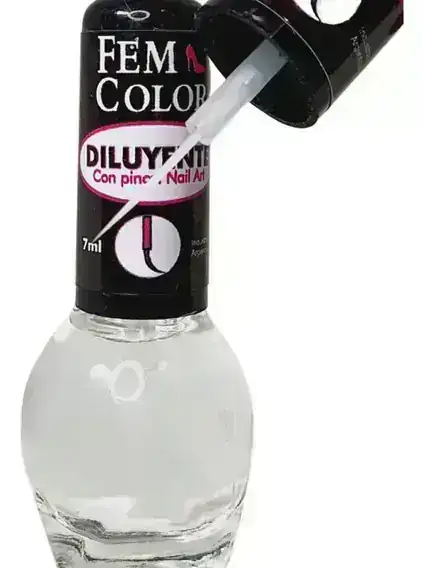 Diluyente con pincel