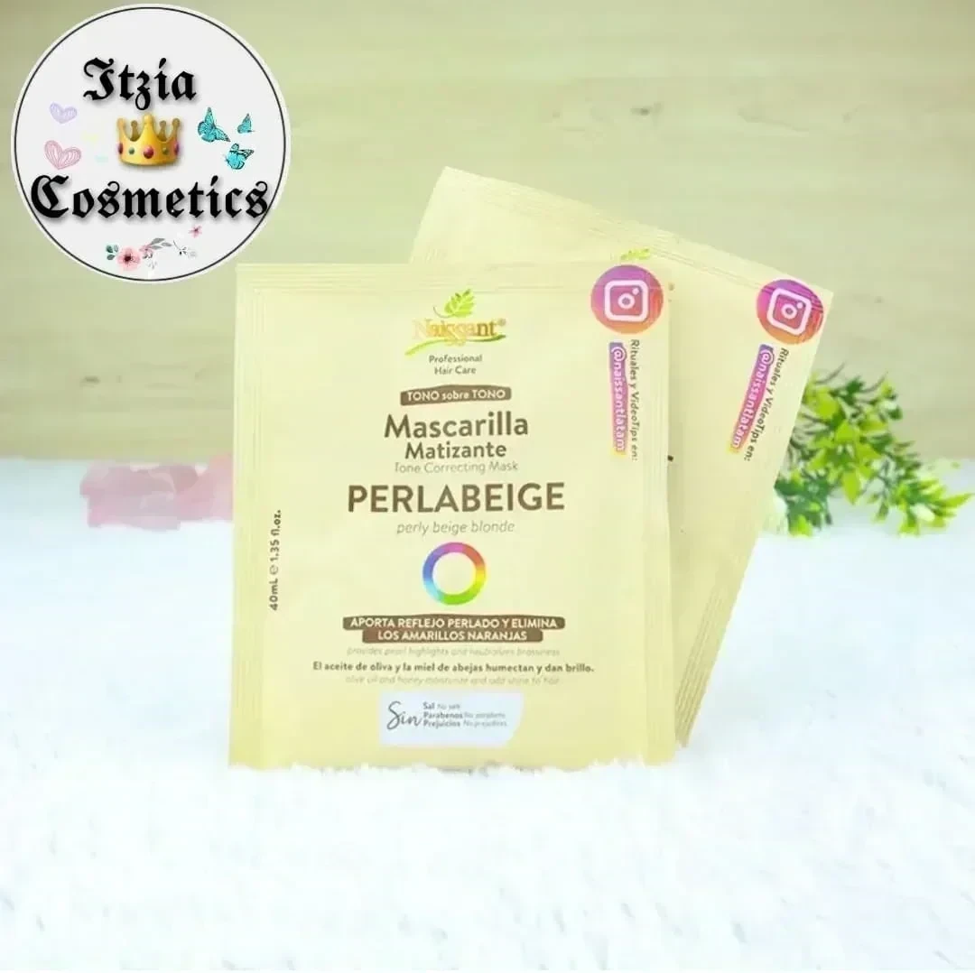 naissant mascarilla matizante sobre x40 beige perla