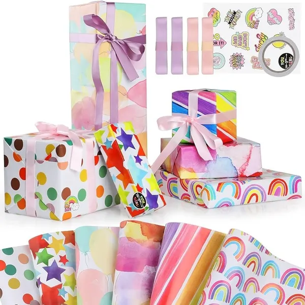 papel, bolsas, moños para envolturas