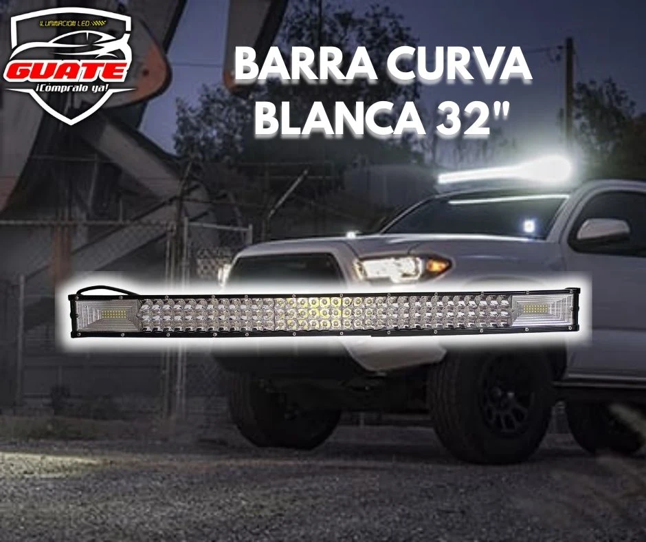 BARRA LED BLANCA 32" CURVA EXPANSIÓN 