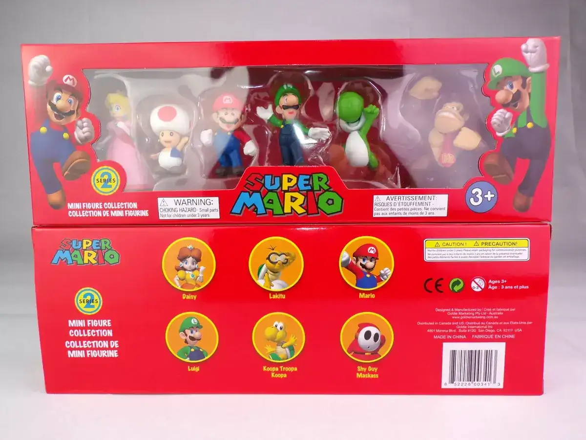 Mini figuras de colección de super Mario Bros