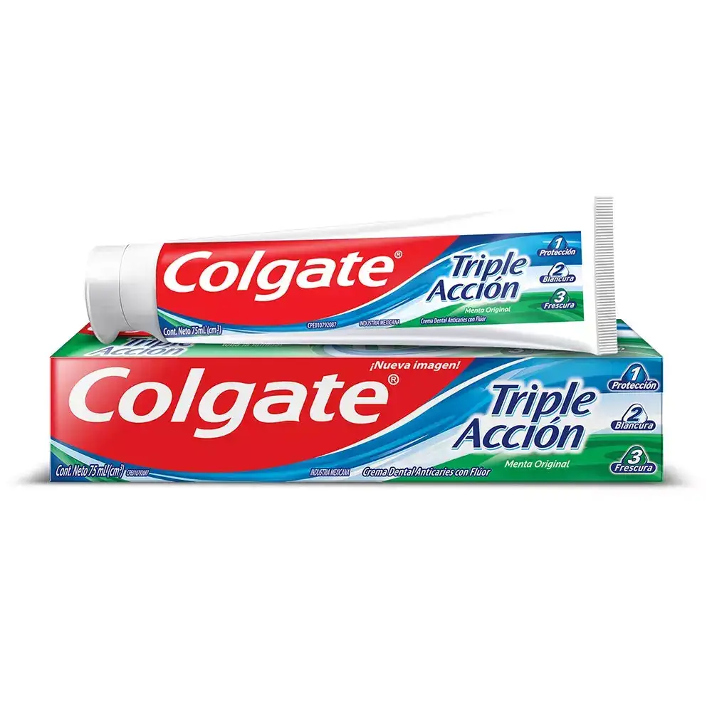 pasta colgate triple acción menta original 75 ml