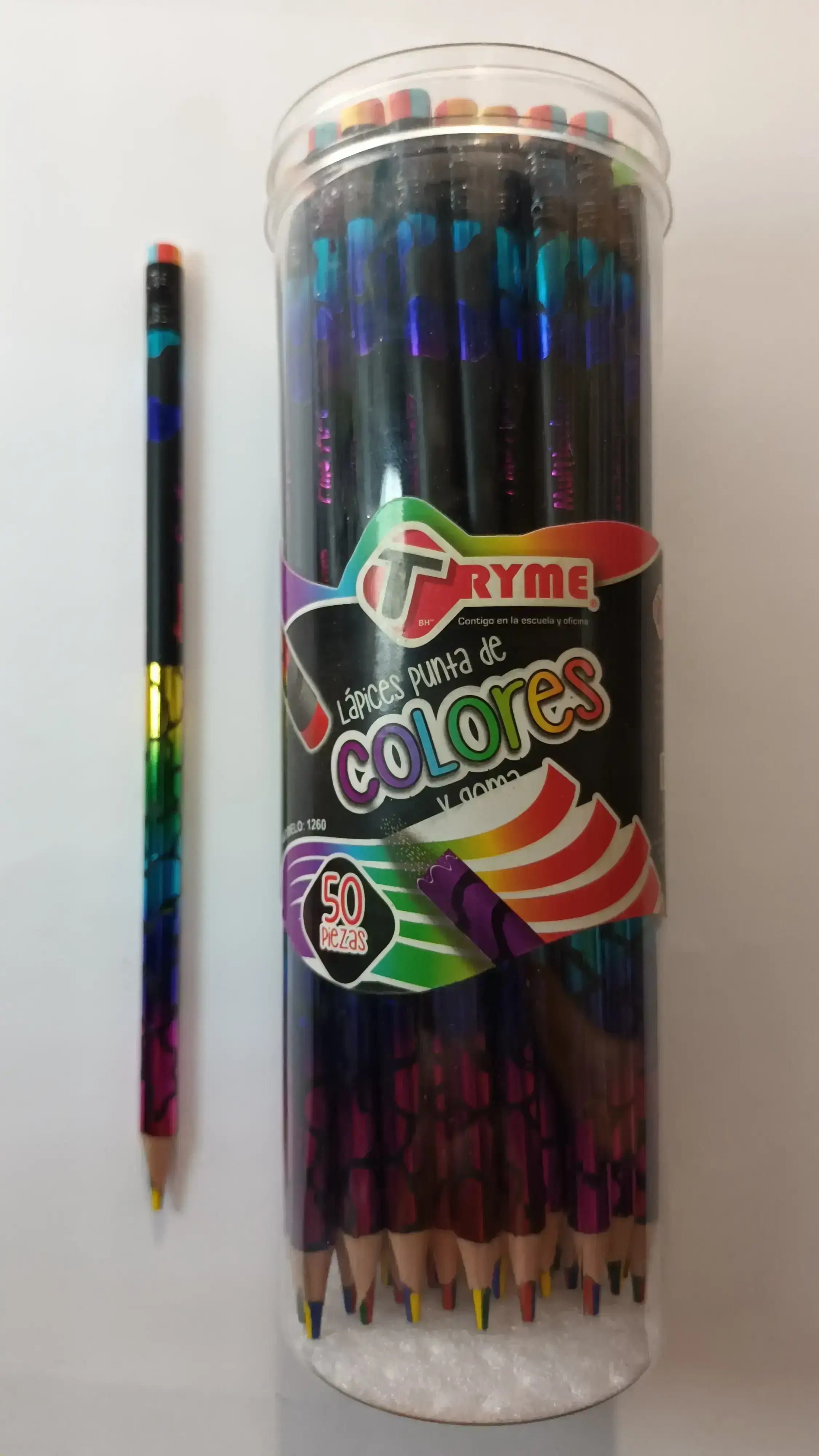 LÁPIZ TRYME PUNTA MULTICOLOR