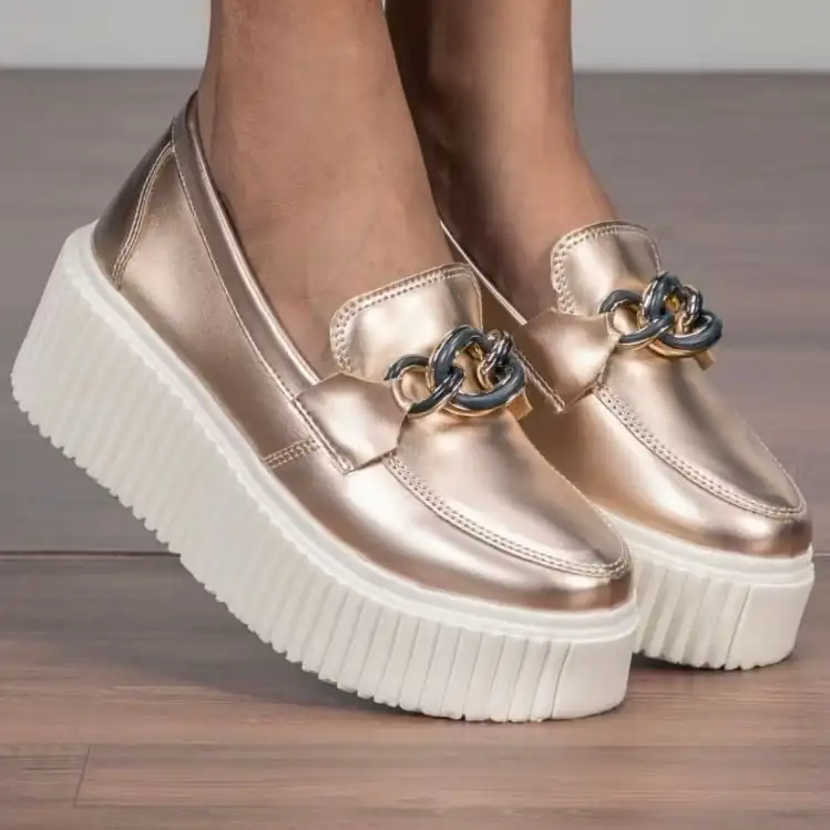 Mocassim Metalizado