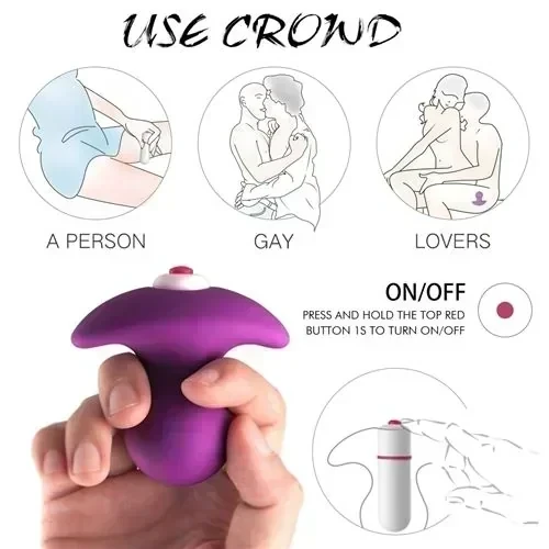 Mini Plug Anal Vibrador 5