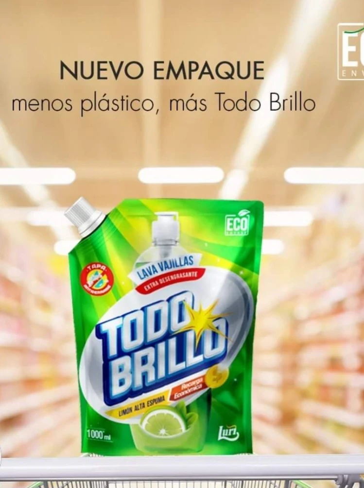 VAJILLERO T. BRILLO 1800ML SACHET 