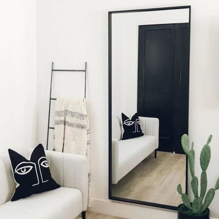 Rectangular 180*80cm Espejo Madera Tipo Solera