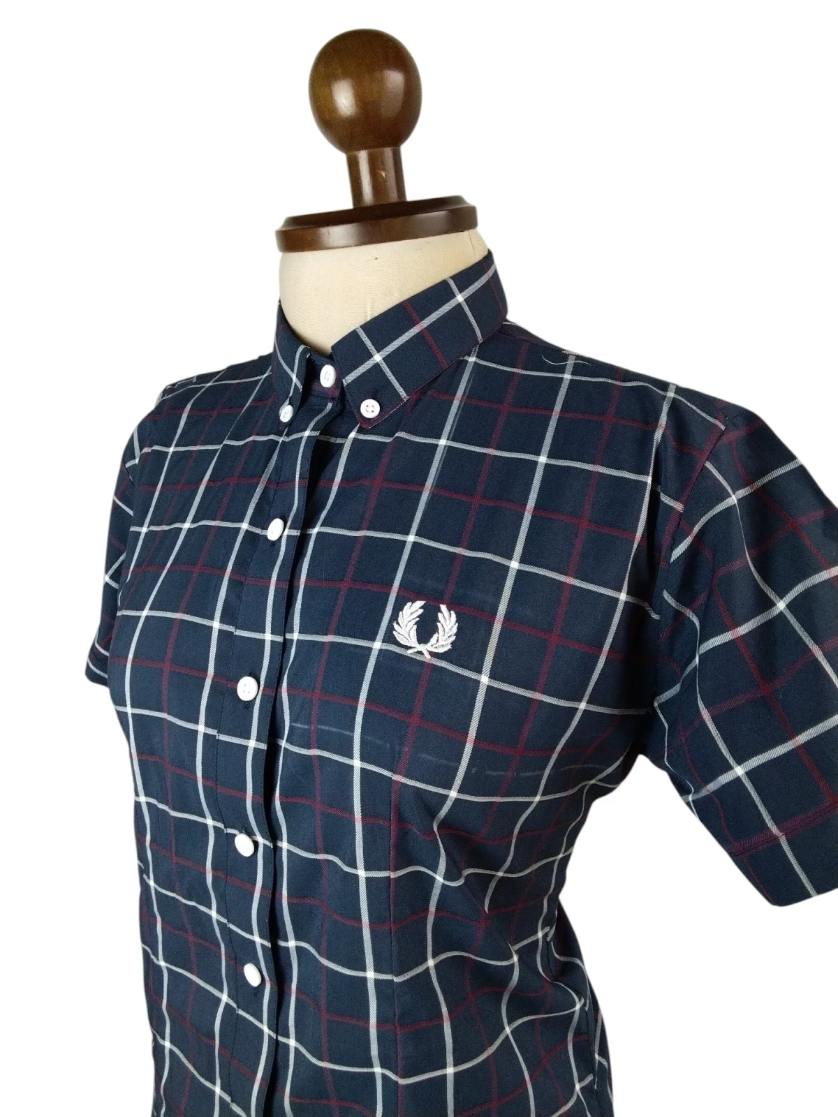 Camisa cuadros azul oscuro 