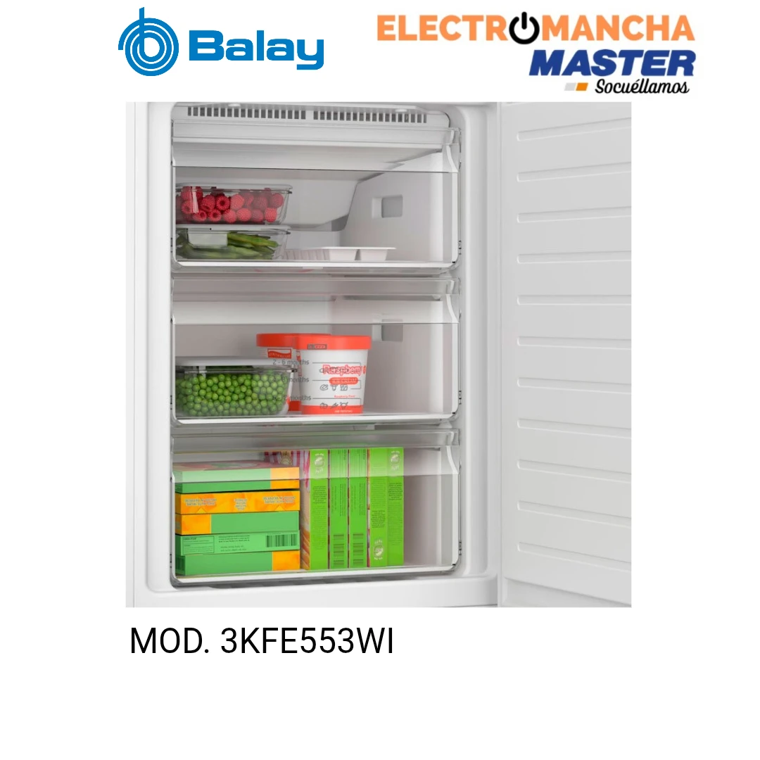 FRIGO COMBI BALAY 3KFE553WI 1,86*60 NF BLANCO CLASE EN 6