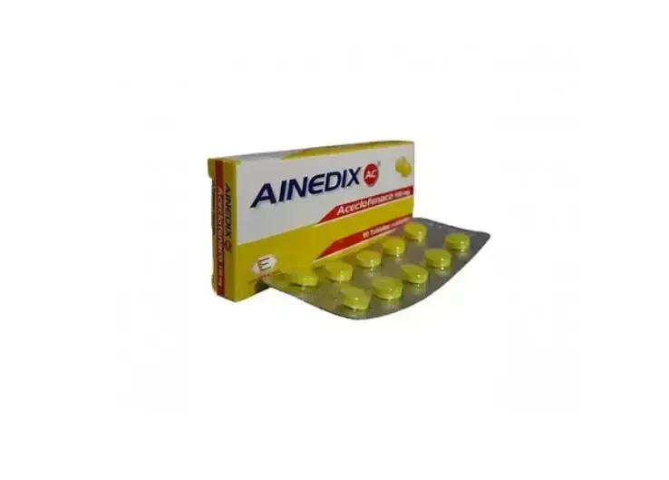 AINEDIX AC TBL ACECLOFENACO 100 MG X 10 TBL