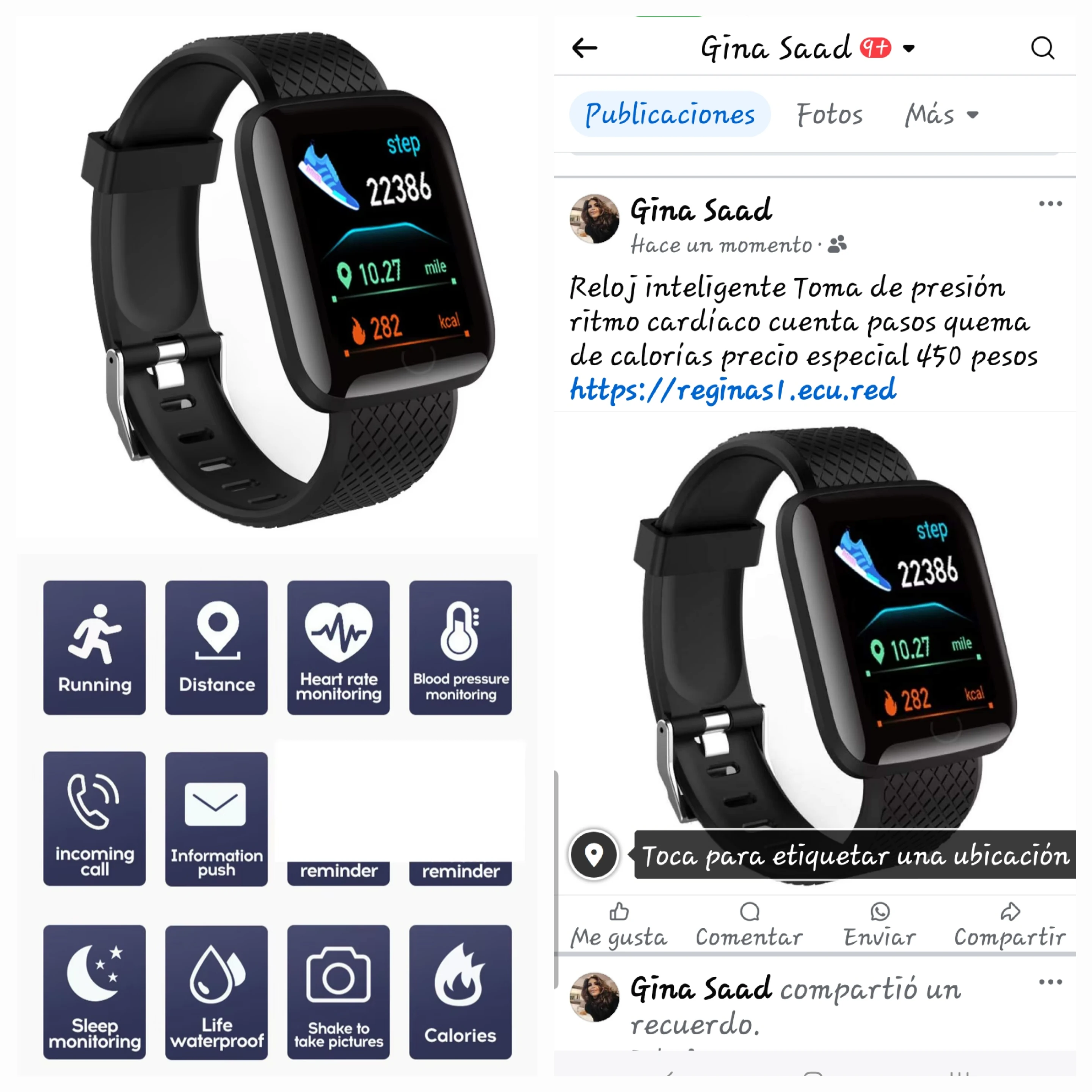 R601 Reloj inteligente 