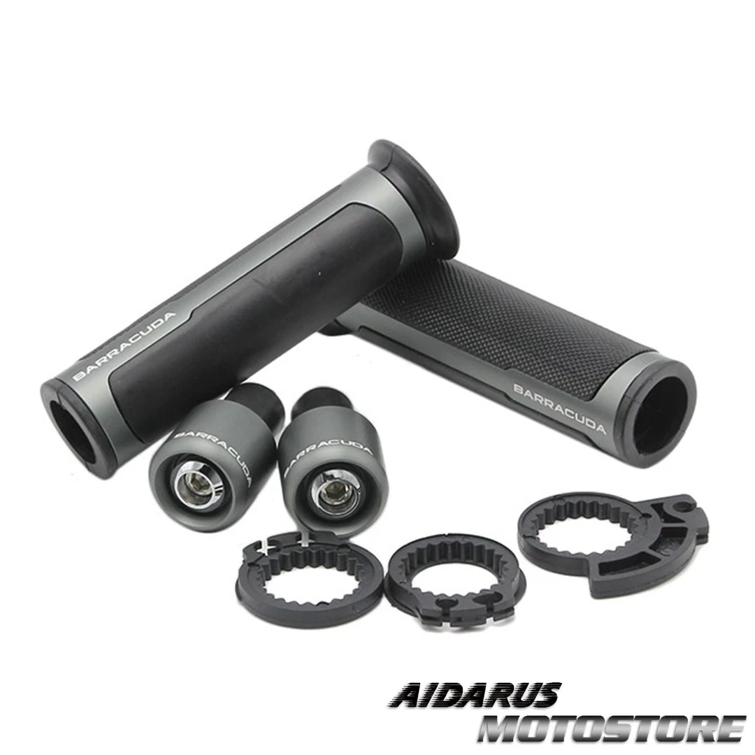 MANUBRIOS GRIP BARRACUDA ALUMINIO PLATA