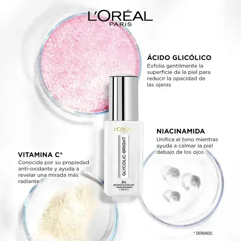 Serum Para Ojos Loreal Acido Glicólico Anti-Ojeras X 20G 2