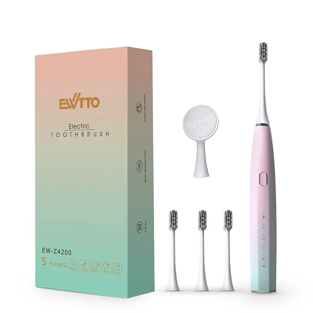 Cepillo de Dientes y Limpiador de Cara Eléctrico 