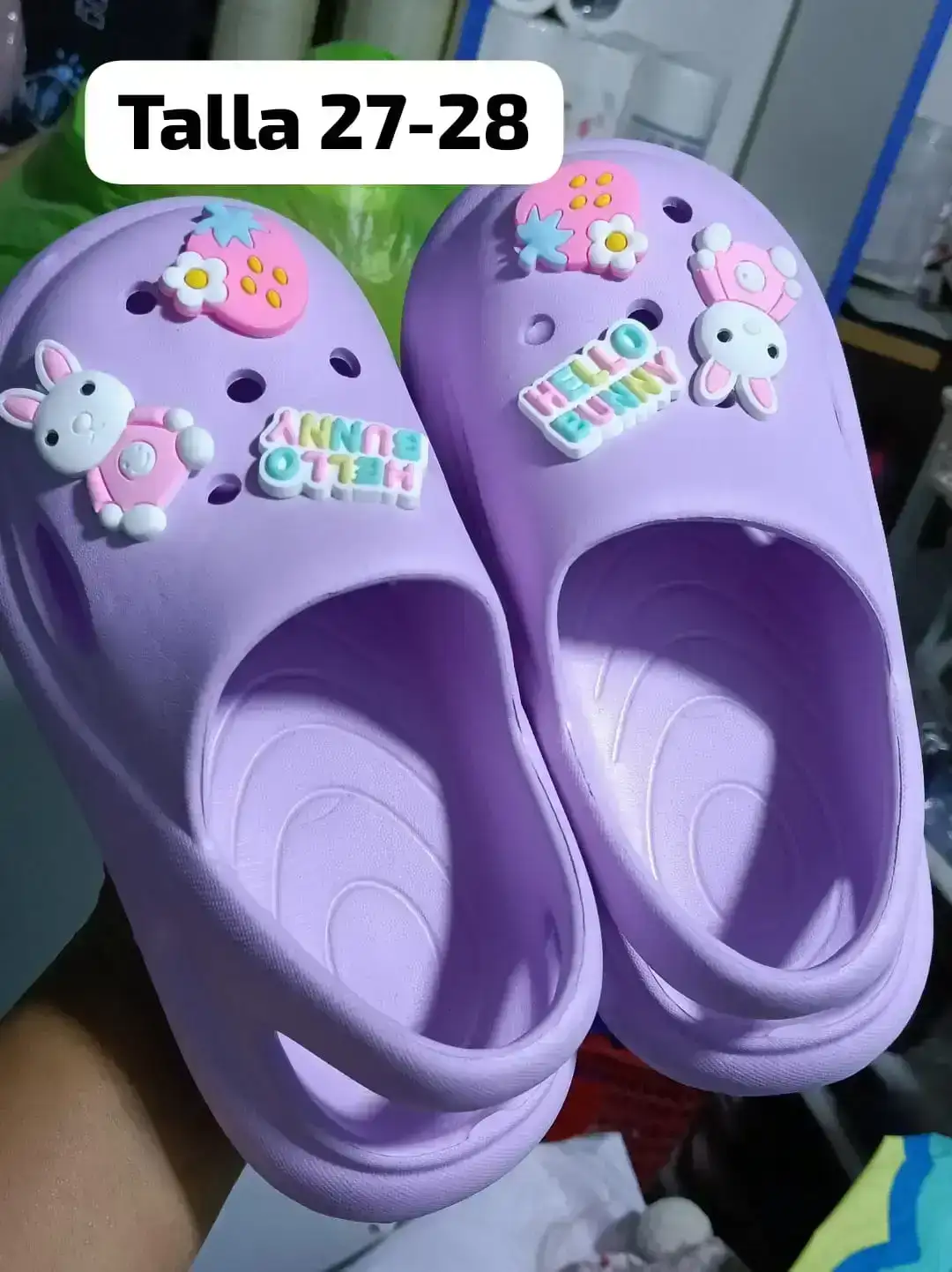 Sandalias moradas 2
