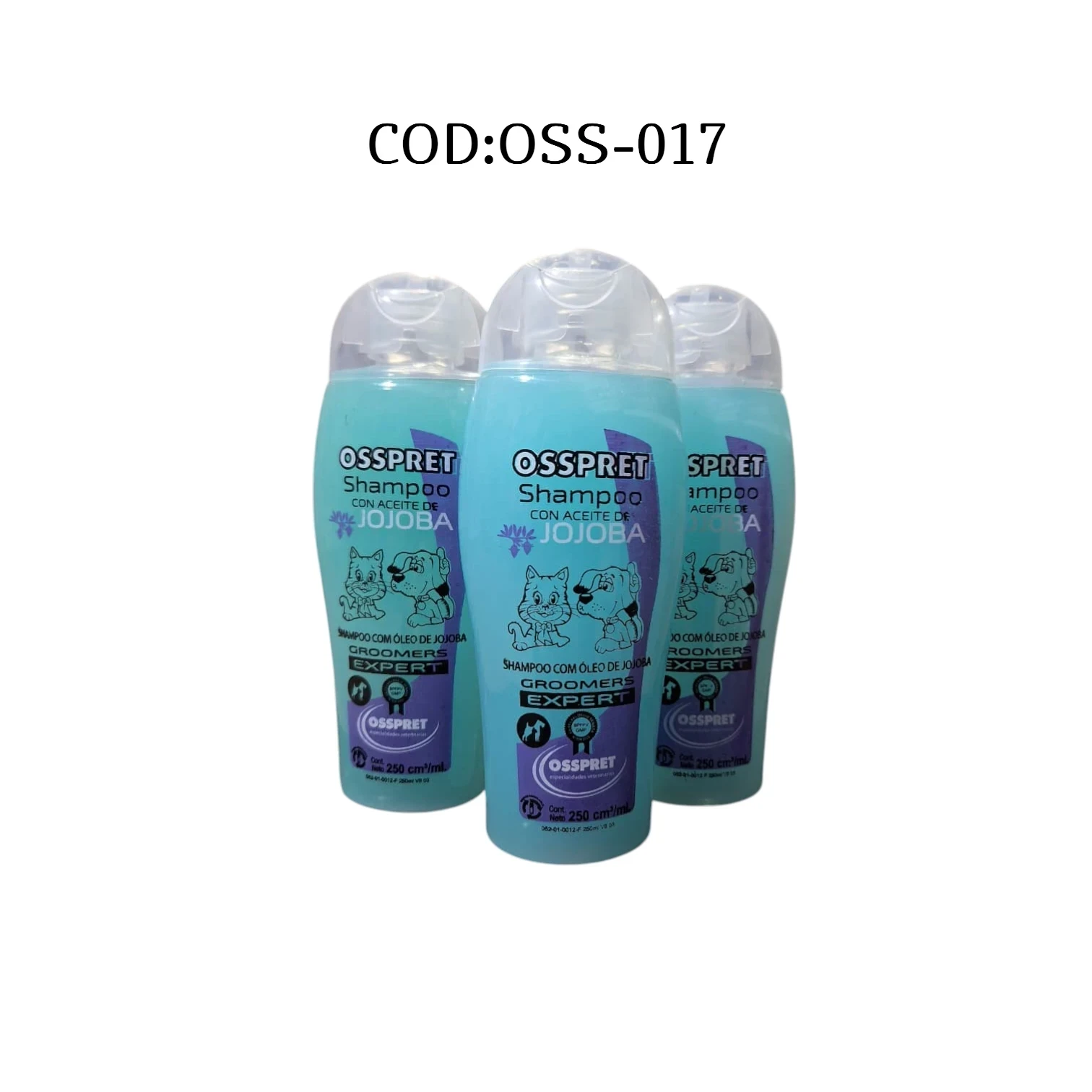 SHAMPOO OSSPRET CON ACEITE DE JOJOBA