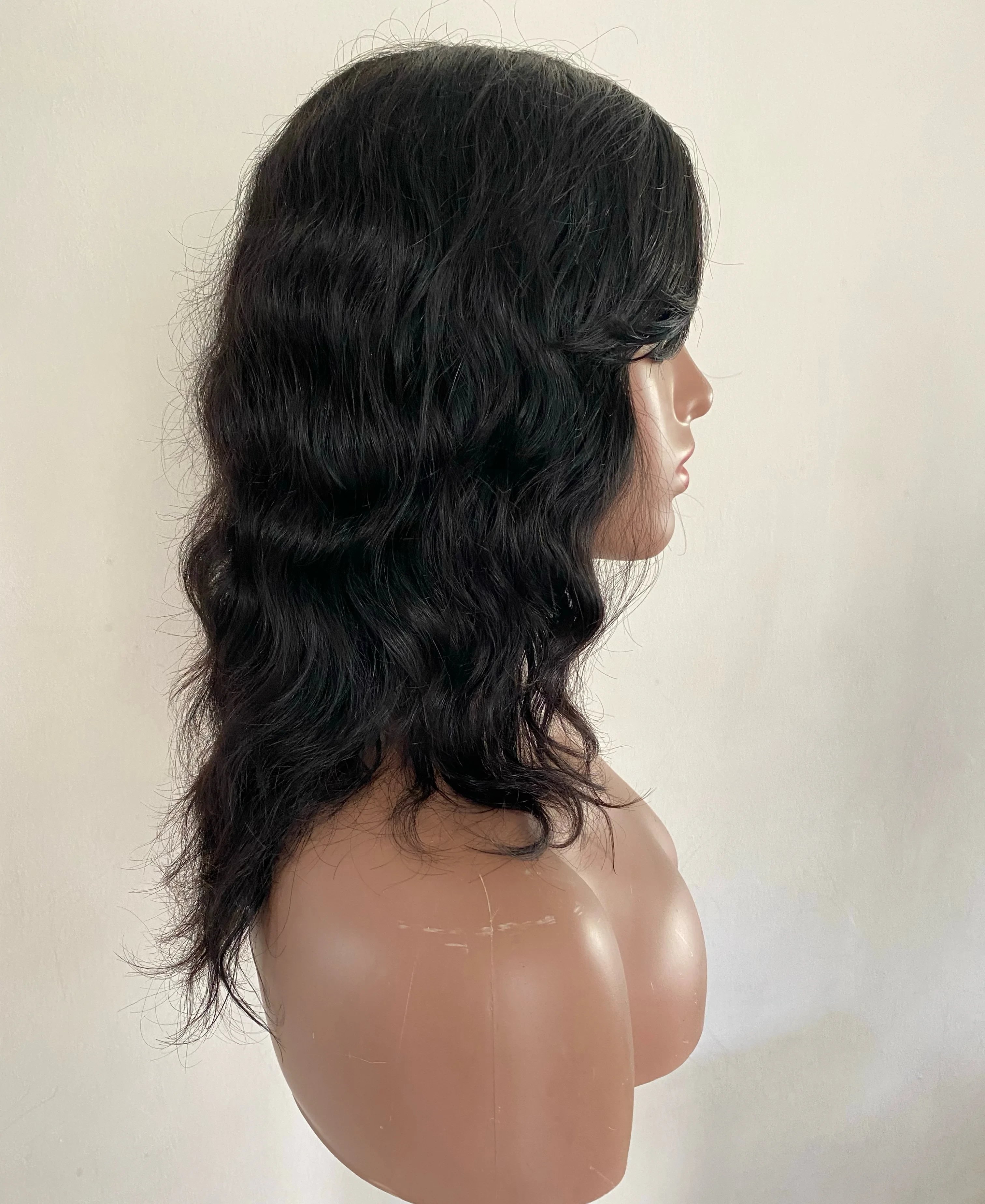Peluca con galluza 14”  5