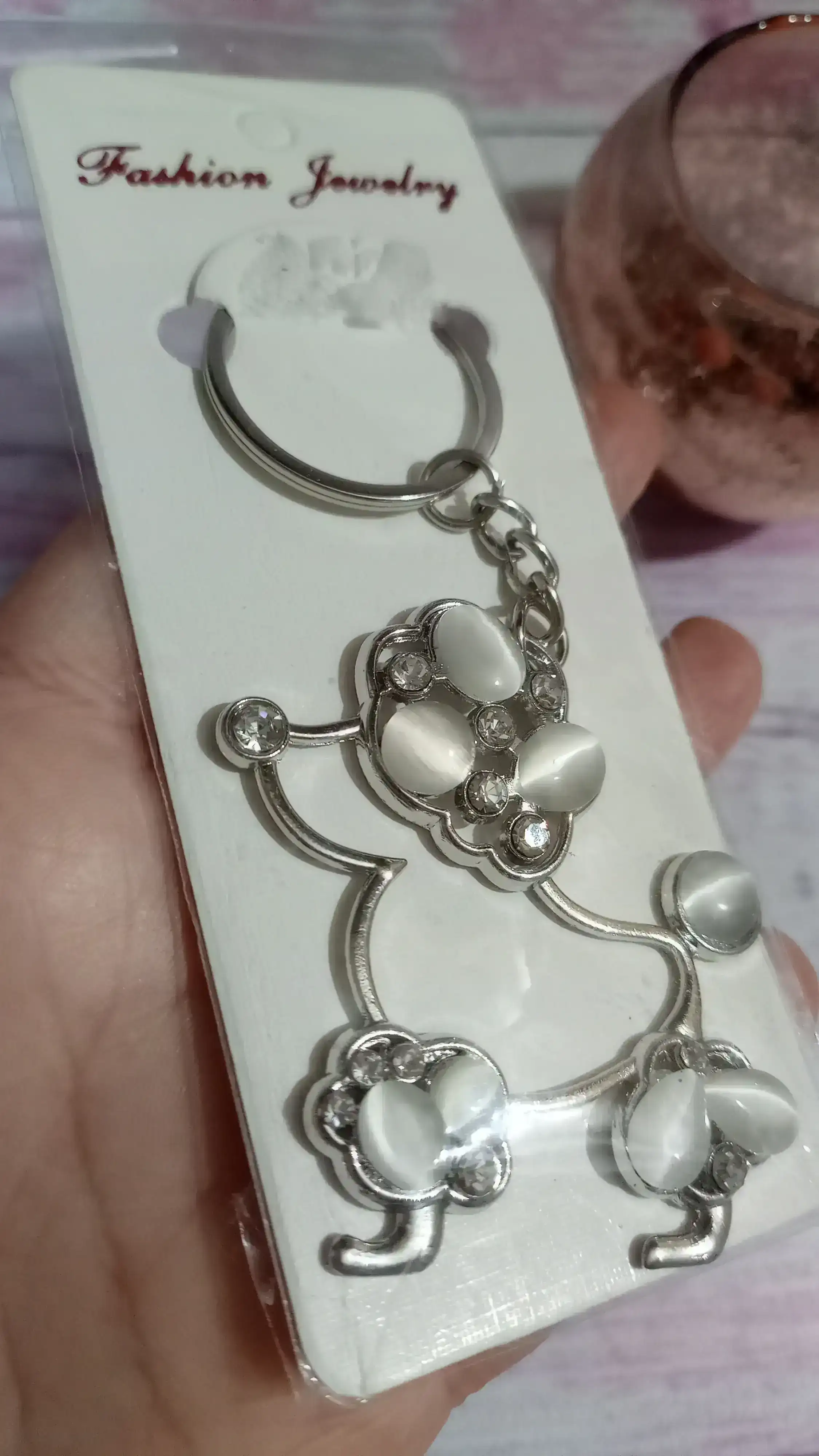 Caniche con perlas y strass🐩 2