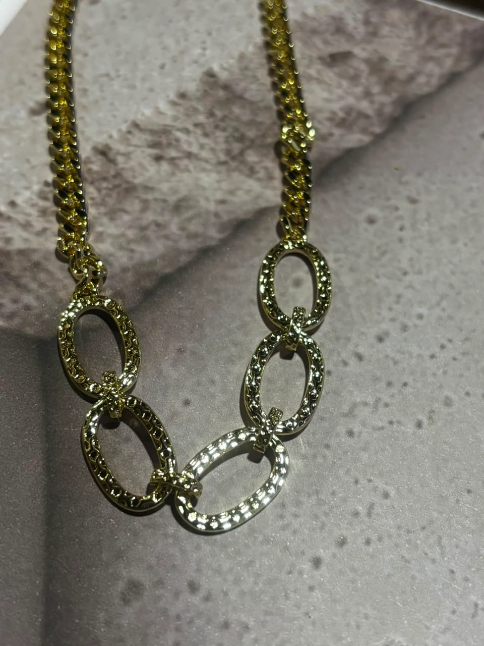 collar oro doble laminado 
