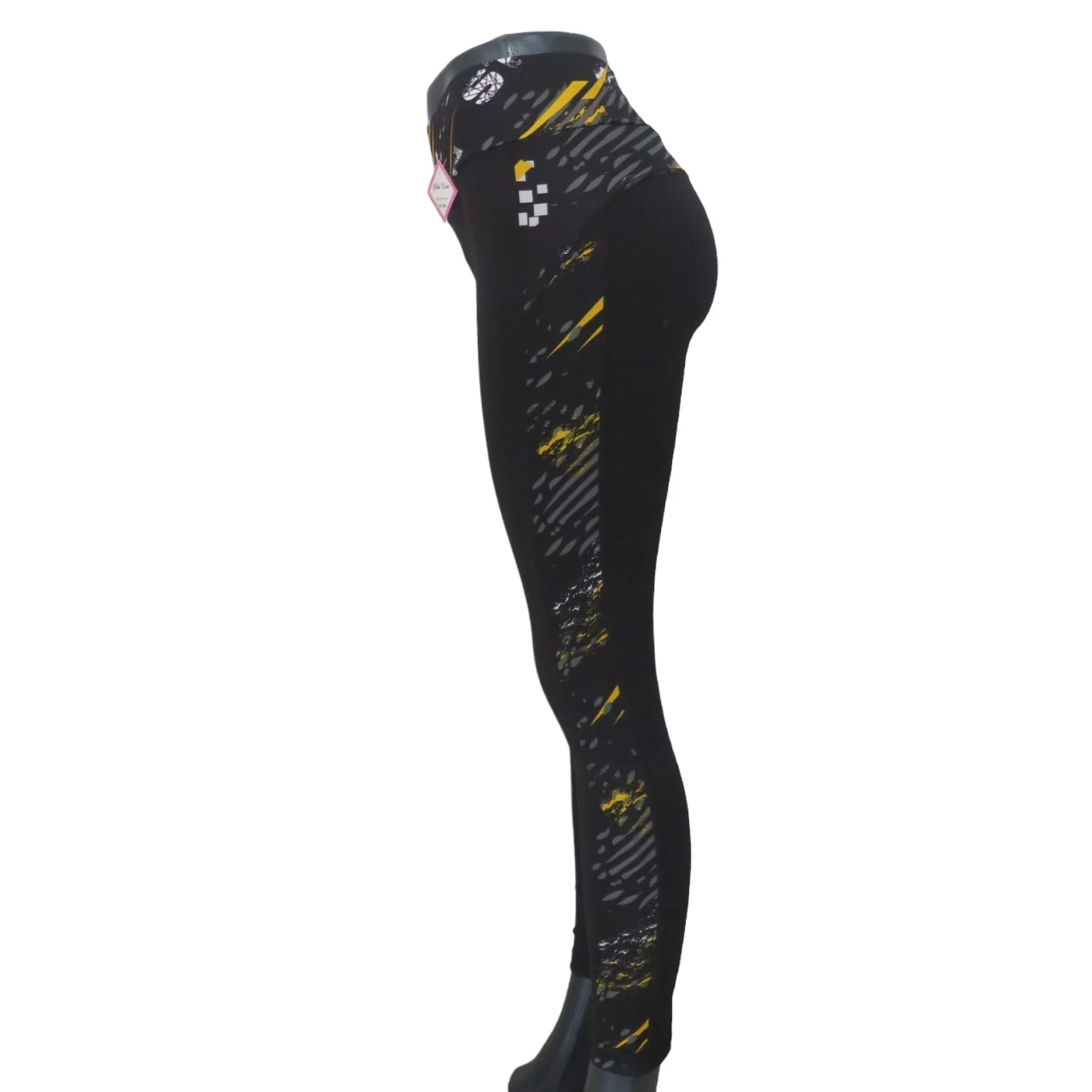 Mallon negro con amarillo   4
