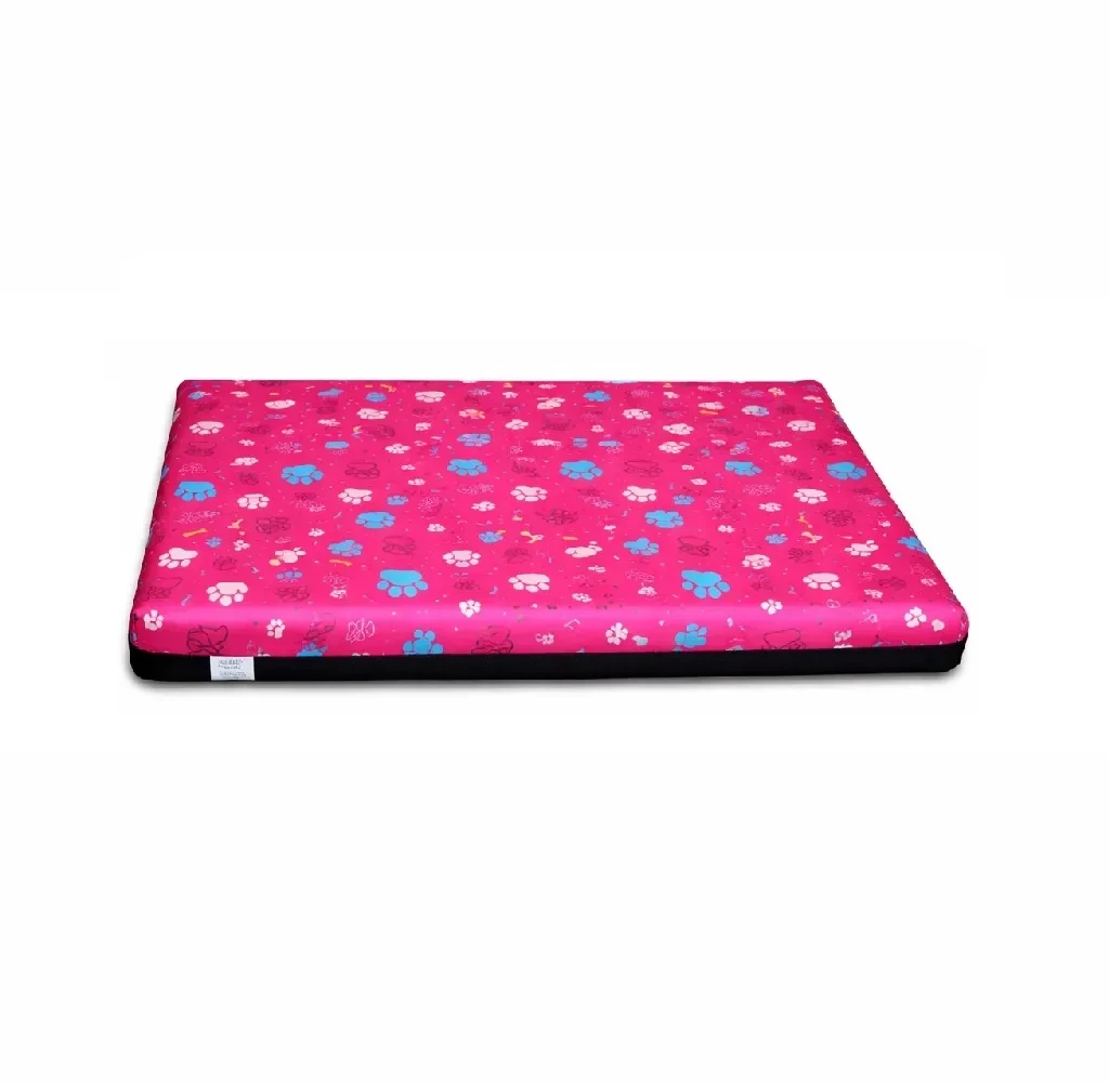 Cama Colchoneta Básica De Verano Para Perro Y Gatos Fucsia Talla 1