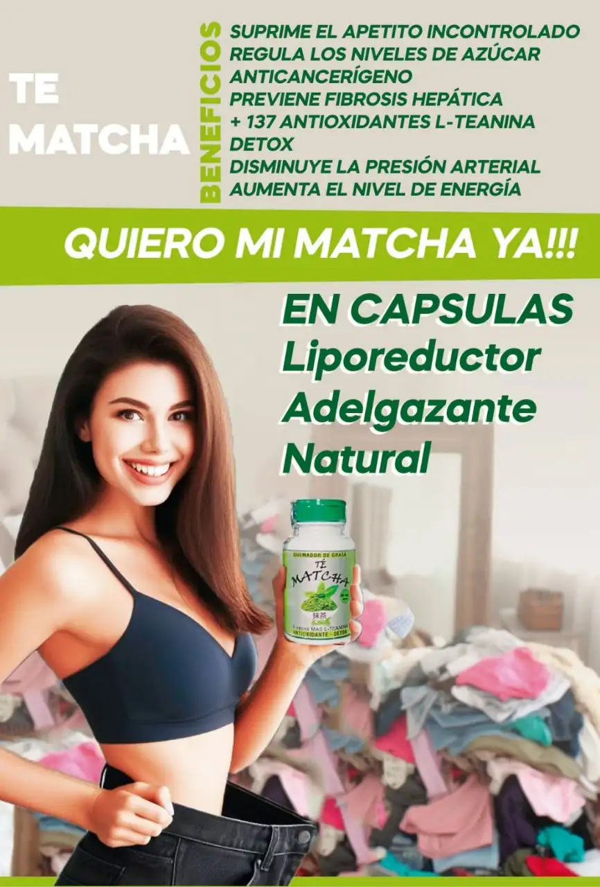 Te de matcha 60 cápsulas 