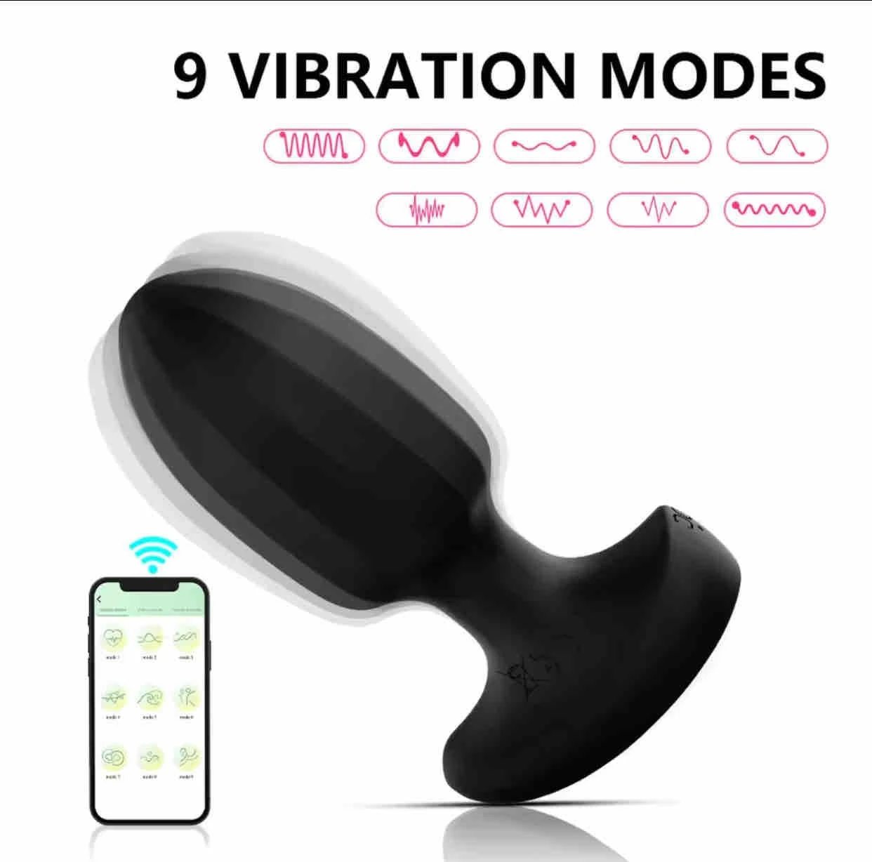 App-Controlled Vibrating Anal Plug