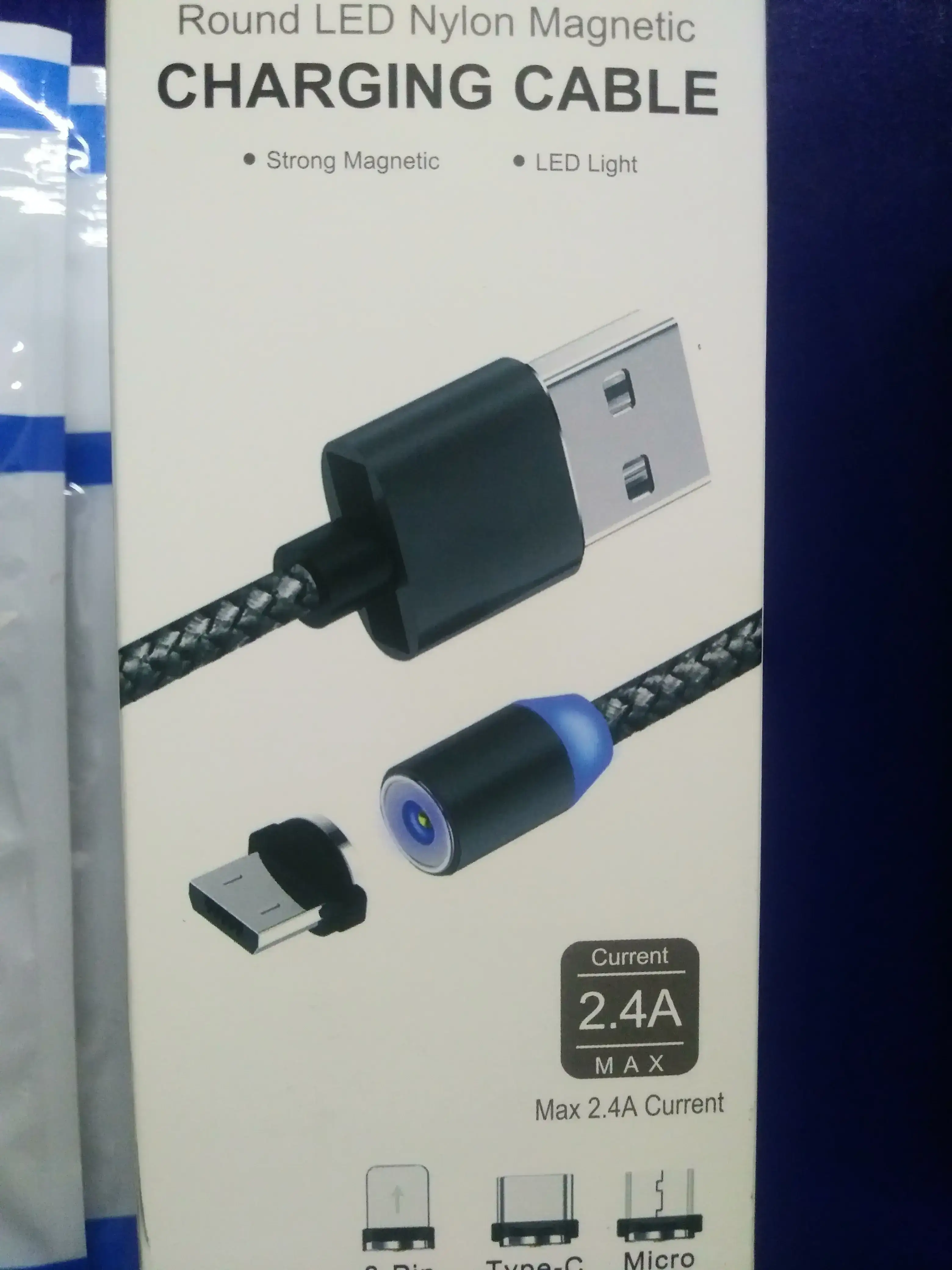 Cable magnetico cargador micro usb