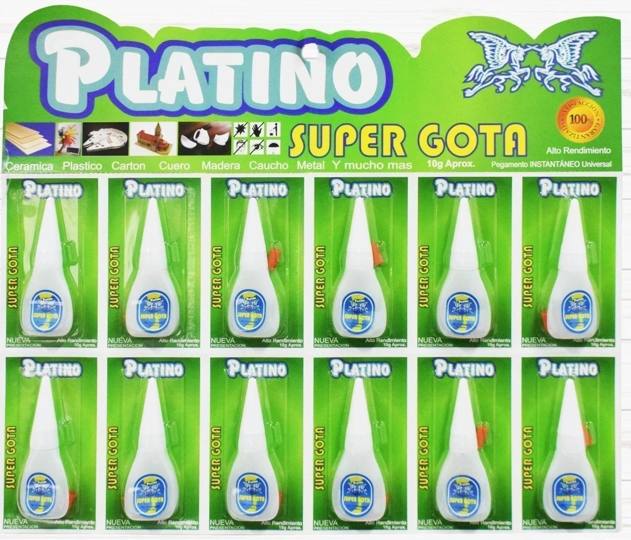 PEGANTE SUPER GOTA PLATINO 10GR