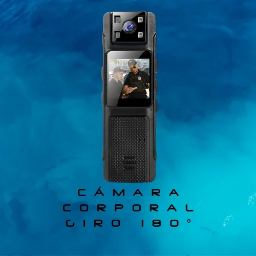 Mini cámara corporal giro 180°
