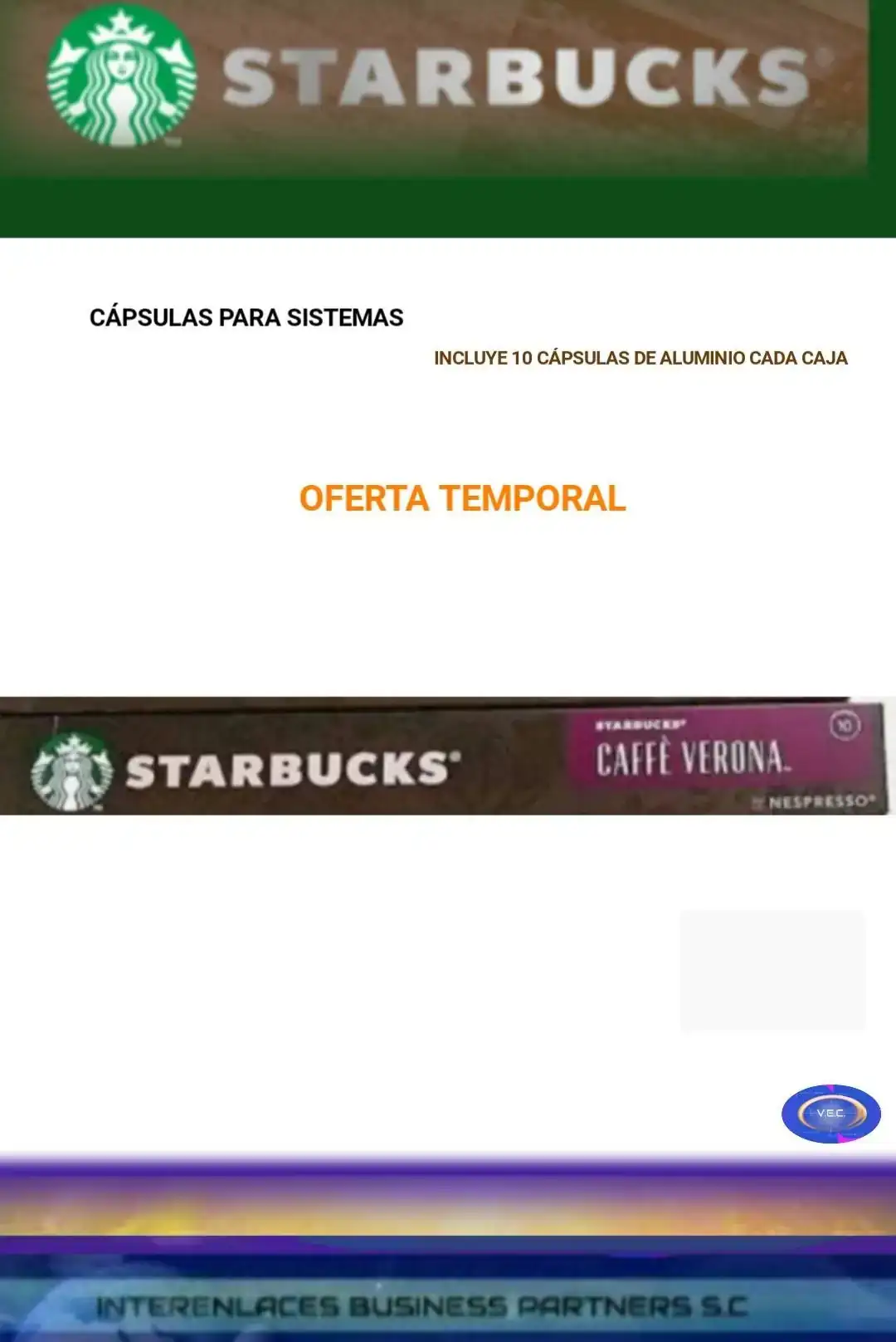 Starbucks Nespresso Verona 