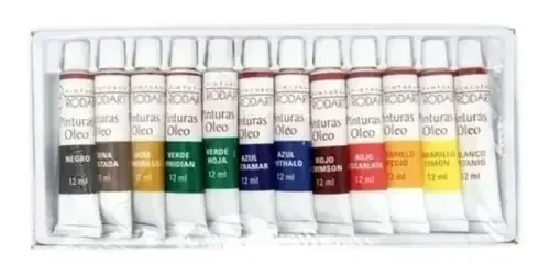 Pinturas al oleo estuche con 12 4