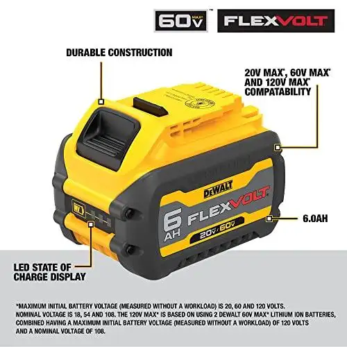 Bateria 20v/60v FlexVolt 6Ah 2