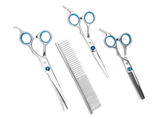 Kit 3 Tijeras 6" y 7" + Peine Oveja Negra