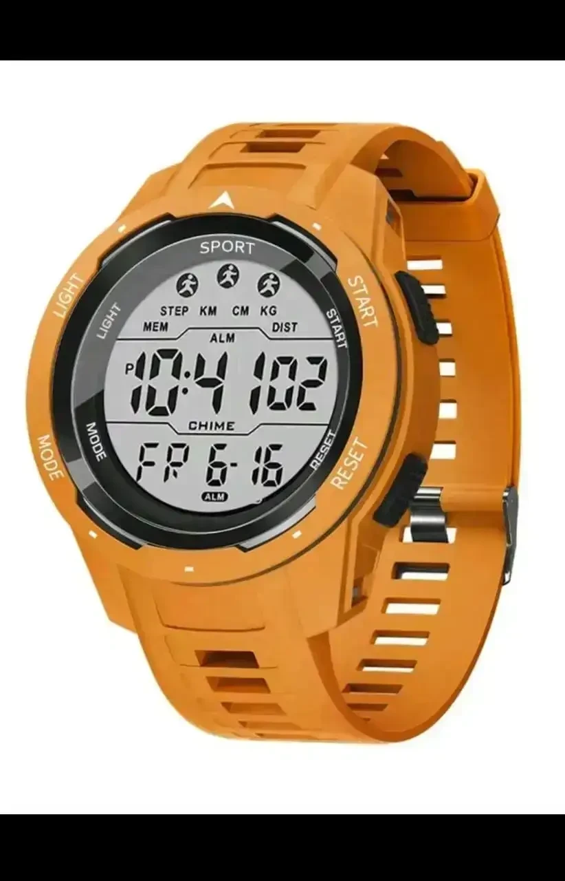Reloj digital deportivo/Naranja