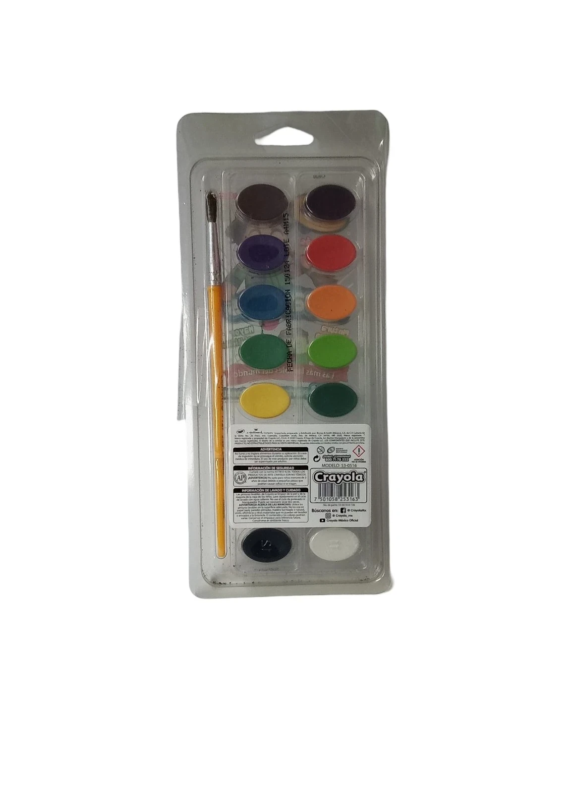 Acuarelas  crayola con 16 2
