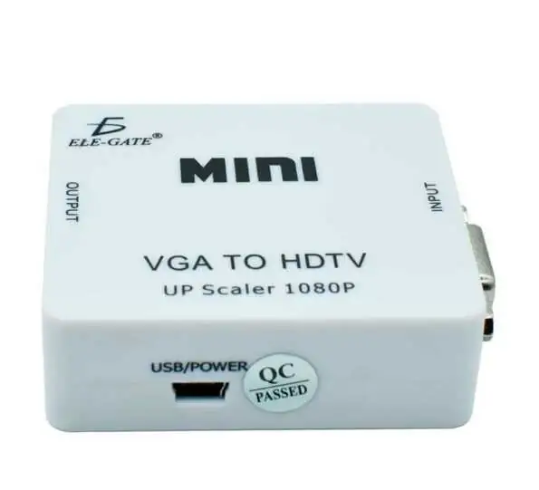 Mini Convertidor Adaptador De Señal VGA A HDMI 1080P 2