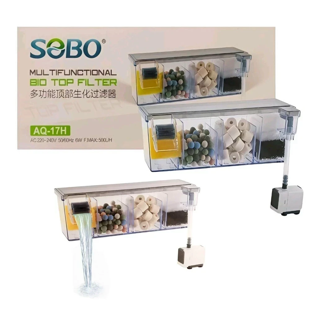 Filtro Externo Sump Sobo Aq-17h 6w 500l/h