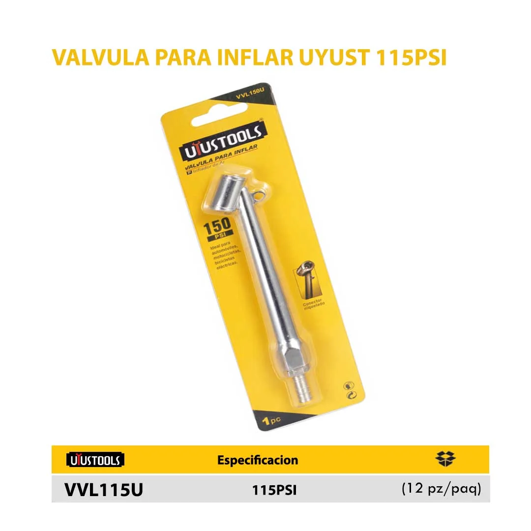 VALVULA PARA INFLAR UYUST 115PSI