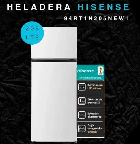 HELADERA HISENSE 205LTS