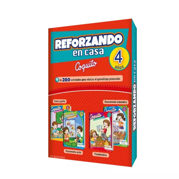 4 años pack x4 libros