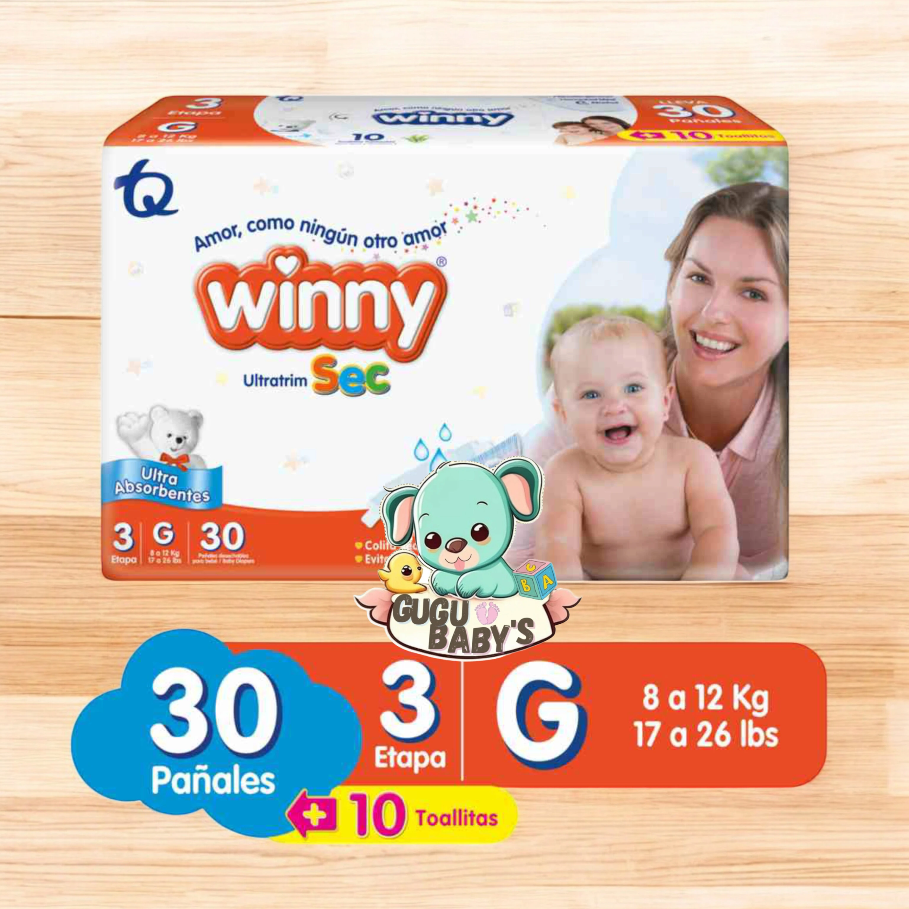 PANALES WINNY ETAPA 3 X 30