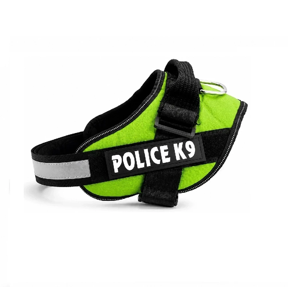 Pechera anti tirones Police K9 color verde